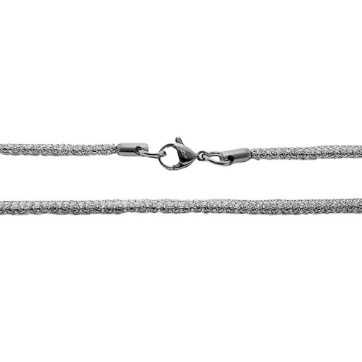 Cadena laila 1.8mm 40cm de acero quirúrgico