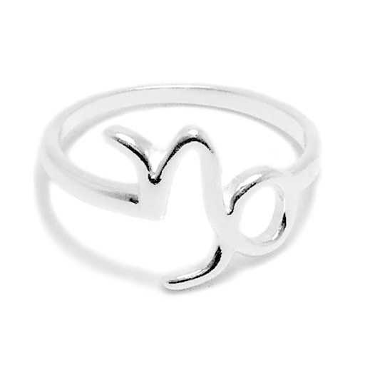 Anillo de Plata Capricornio