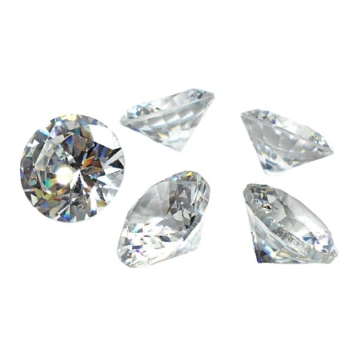 Piedra Cubic Zirconia para engarzar de 12MM