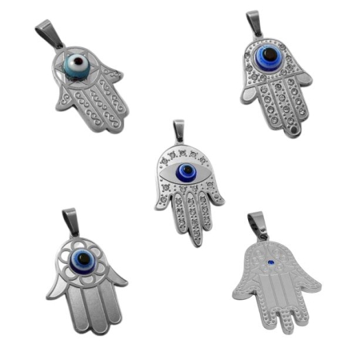 Pack x 5 Dijes Mano de Fatima