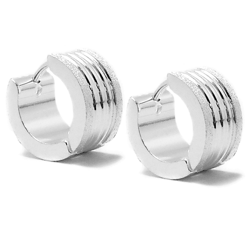 PACK x6 Aros cubanos arenados de acero blanco