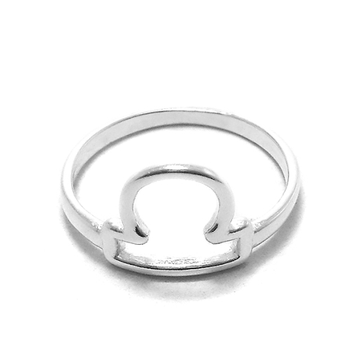 Anillo de Plata Libra