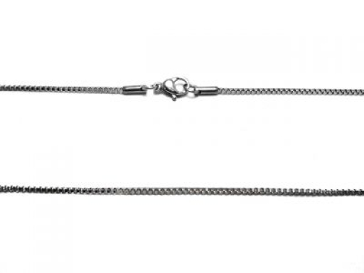 Cadena veneciana 1mm 50cm de acero quirúrgico