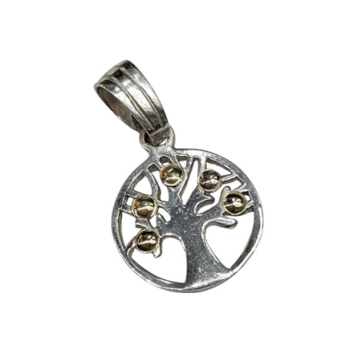Dije Árbol de la Vida de Plata con dublé