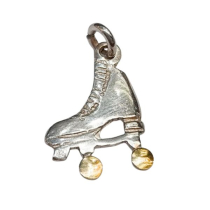 Dije Patin de Plata con dublé