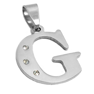 Inicial con cubic de acero quirurgico G