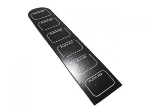 PACK X 100 Blister para 6 pares de aros negro con leyenda PLATA 925