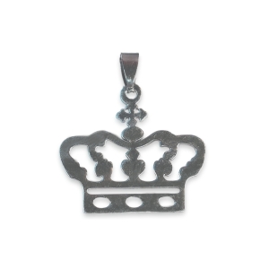 joyas de acero por mayor - BH Joyas - dije corona D3487 3.9CM