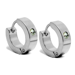 Aros cubanos con cubics de acero quirúrgico