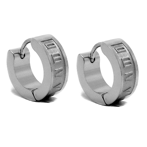 Aros cubanos con números romanos 13mm de acero quirúrgico