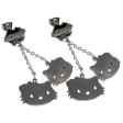 Aros Gatos Colgantes de Acero Quirúrgico Alt: 44mm