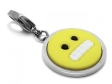 Dije emoji dientes con mosquetón de acero quirúrgico