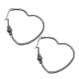 Aros Argolla Corazón c/bolitas 1.5mm x 45mm de Acero Quirúrgico