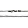 Cadena Veneciana 2mm 45cm de acero quirúrgico