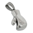 Dije Guante de Boxeo Macizo de Acero Quirúrgico Alt: 48mm incl. drop