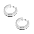 Aros cubanos lisos 4mm 16mm de acero blanco