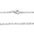 Cadena maim 40cm de acero blanco