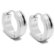 Aros cubanos tramados de acero blanco