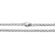 CADENA ROLO 2MM 45CM DE ACERO BLANCO