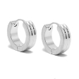 Aros cubanos tramados de acero blanco