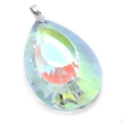 Dije gota tipo Swarovski tornasol de acero quirúrgico