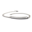 PULSERA DE LA IDENTIDAD GROUMET 5MM EN ACERO QUIRURGICO