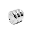 PACK de 5 Dijes dona de acero blanco