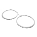 Aros argolla aplanada 65mm de acero blanco -OFERTA-